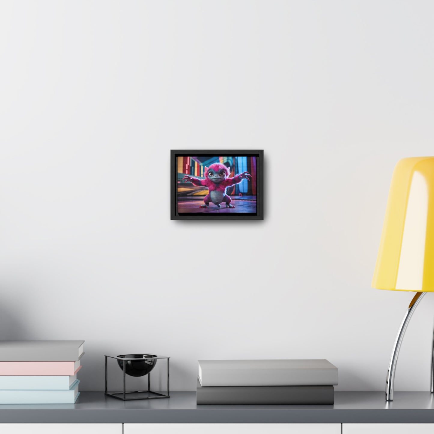 Cosmic Critter on the Dance Floor - Gallery Canvas Wraps, Horizontal Frame