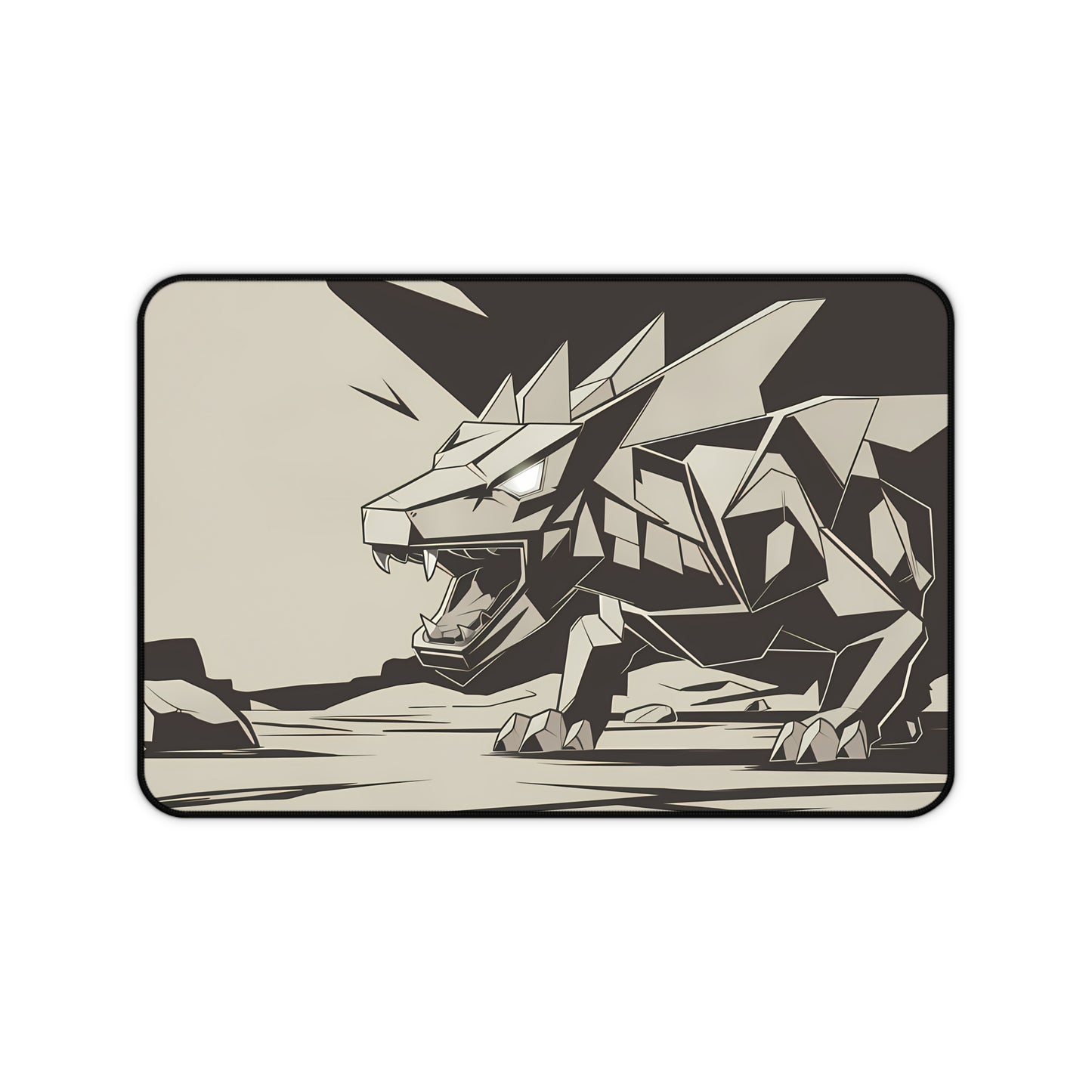 Steel Roar in the Wastelands - Desk Mat