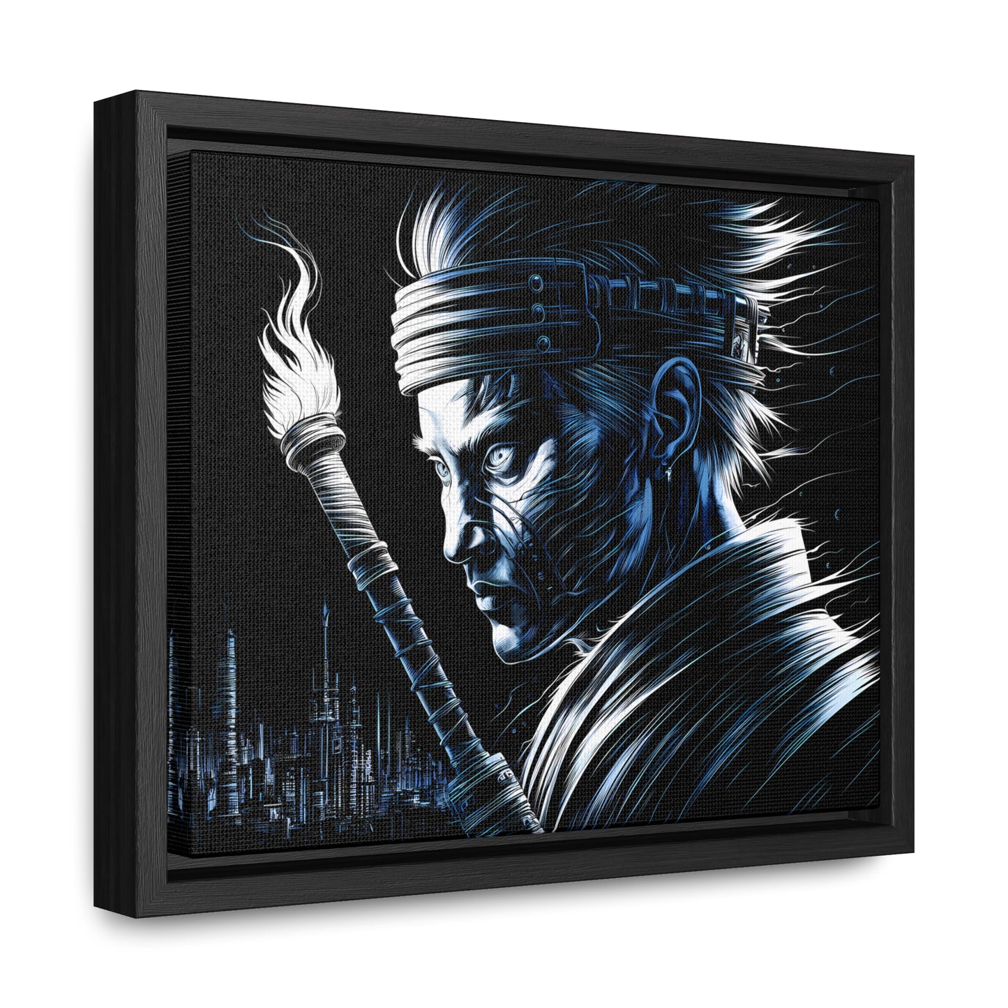 Shadow of the Eternal Flame - Gallery Canvas Wraps, Horizontal Frame