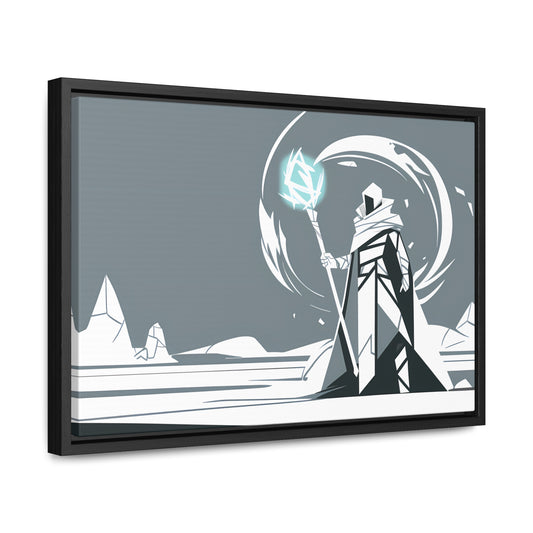 Mage of the Frozen Wastes - Gallery Canvas Wraps, Horizontal Frame