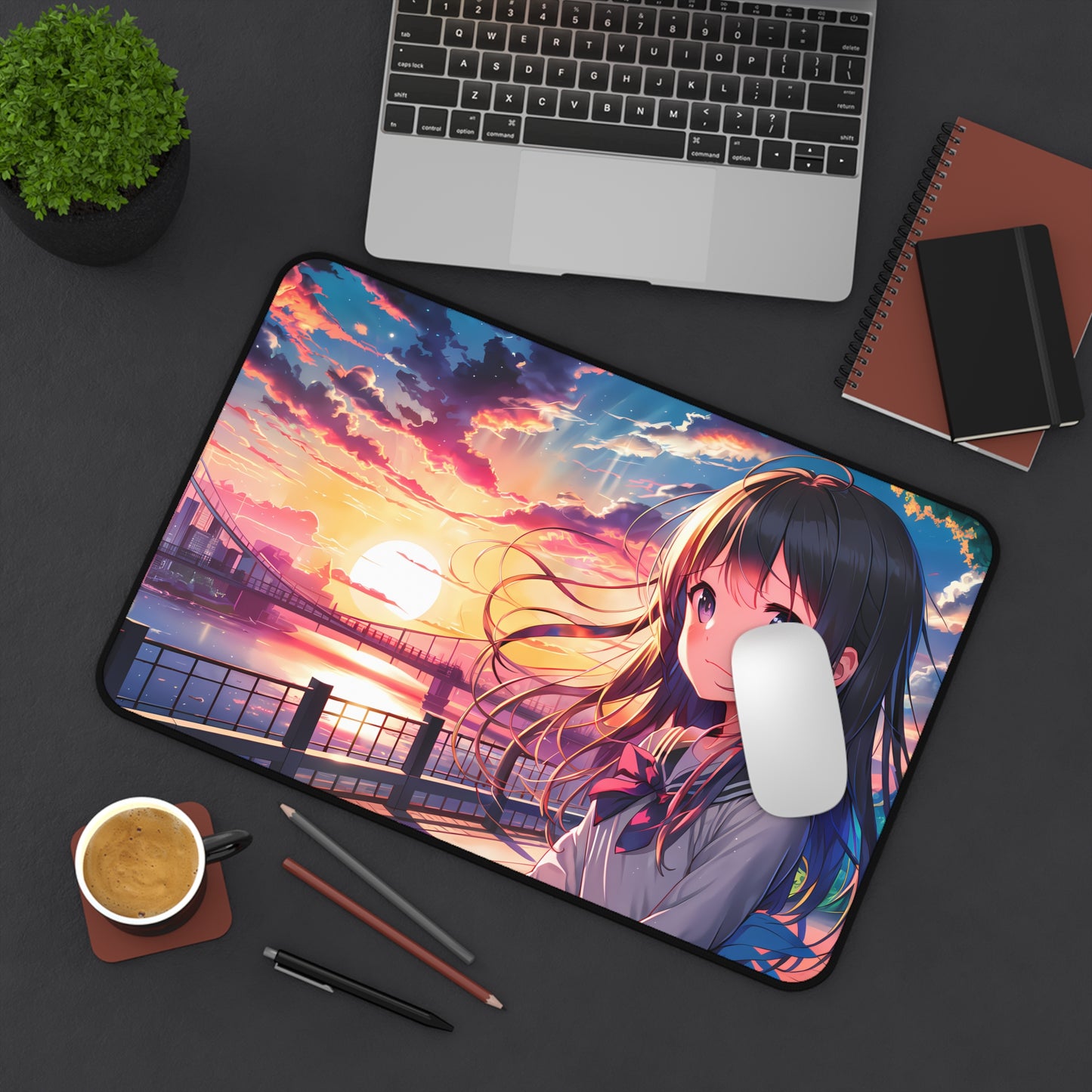 "Twilight Reflections" - Desk Mat