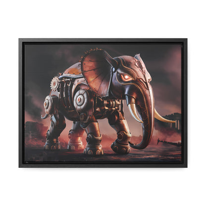 "Mechanized Titan of the Wasteland" - Gallery Canvas Wraps, Horizontal Frame