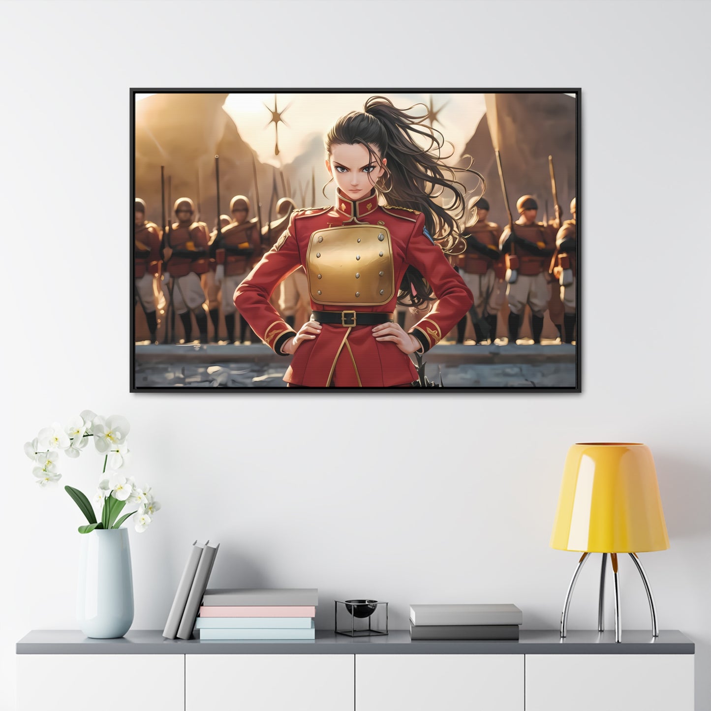 Commander of the Crimson Legion - Gallery Canvas Wraps, Horizontal Frame