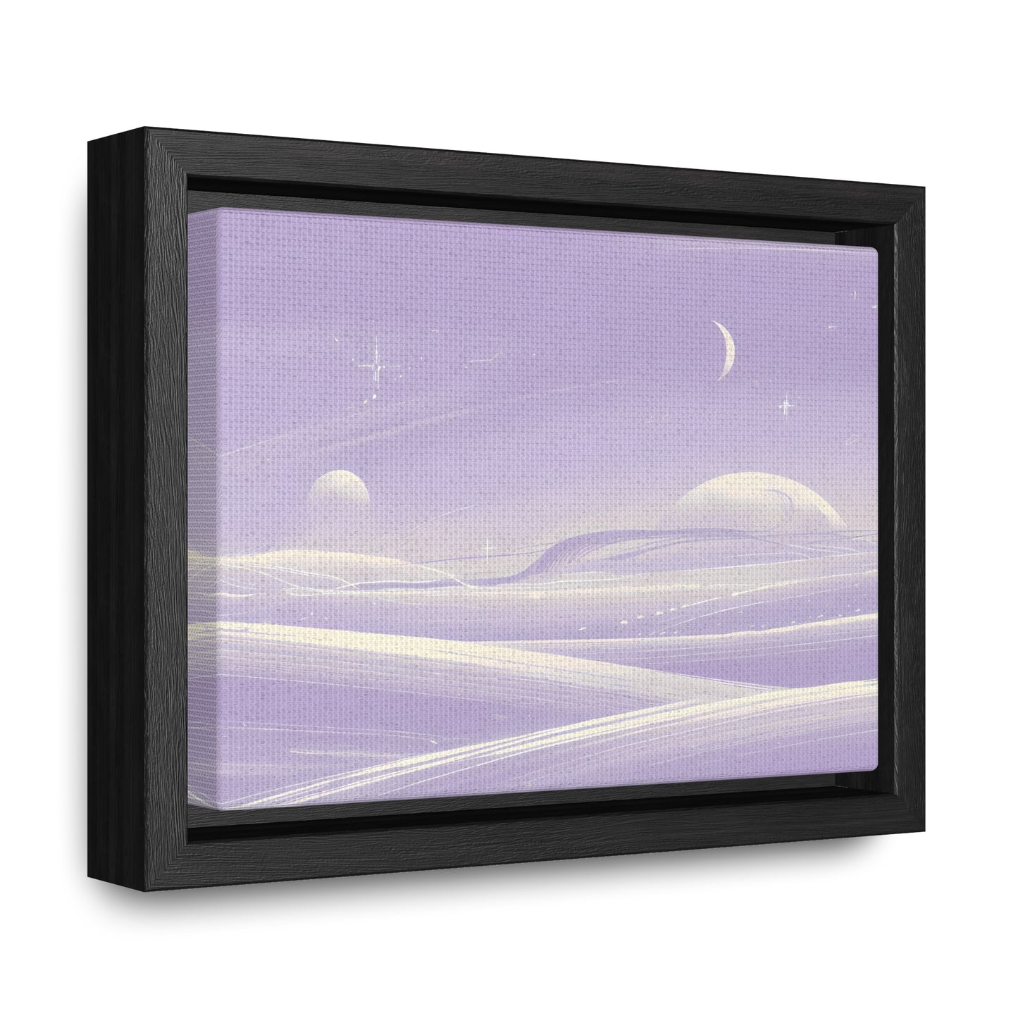 Ethereal Moonscape - Gallery Canvas Wraps, Horizontal Frame