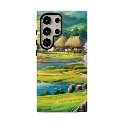 Idyllic Anime Village - Smartphone Tough Cases