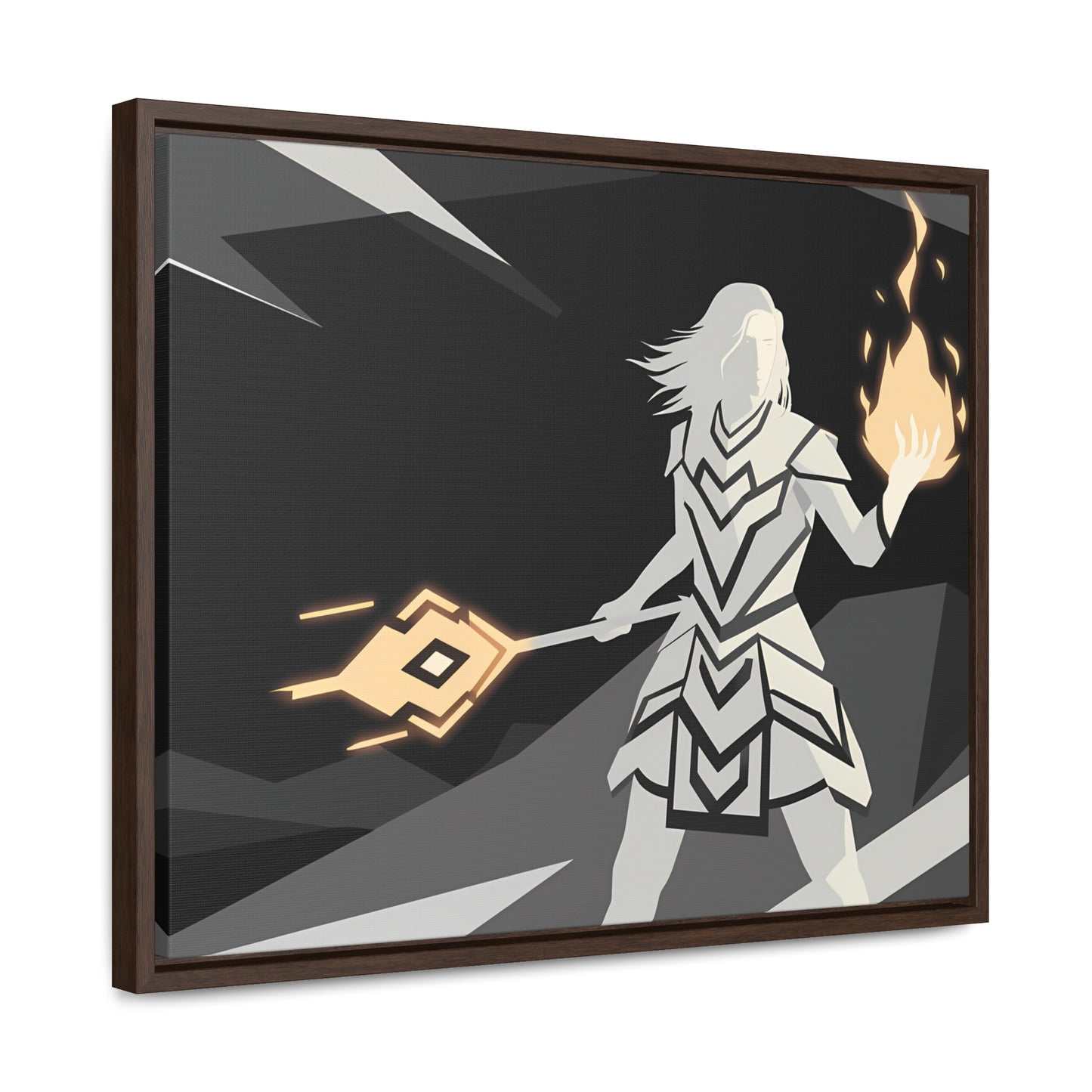 Ethereal Flamebearer - Gallery Canvas Wraps, Horizontal Frame