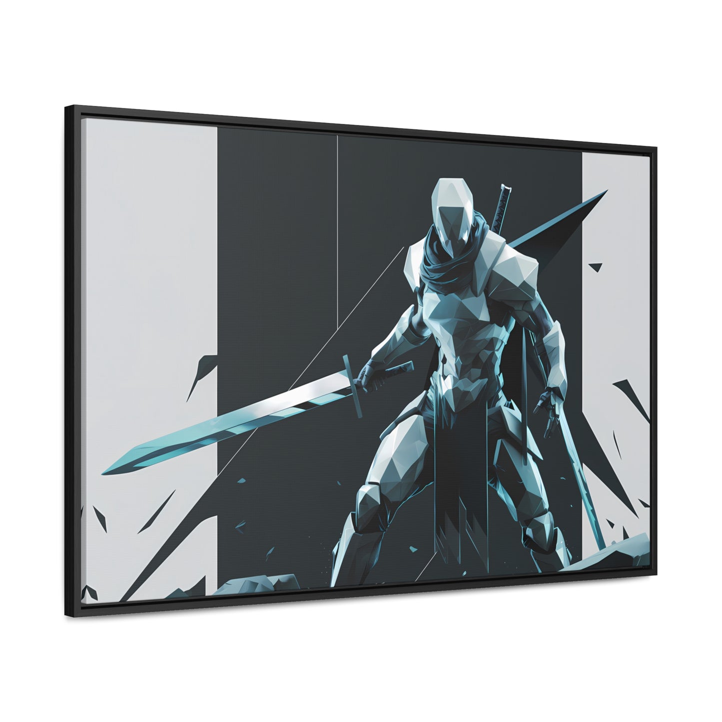 Blade of the Shattered Realm - Gallery Canvas Wraps, Horizontal Frame