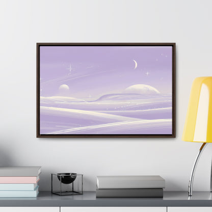 Ethereal Moonscape - Gallery Canvas Wraps, Horizontal Frame