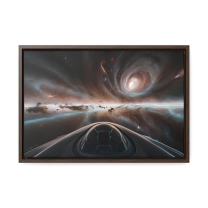 Journey Through the Celestial Abyss - Gallery Canvas Wraps, Horizontal Frame