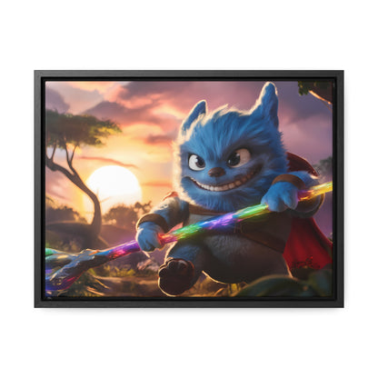 Guardian of the Enchanted Forest - Gallery Canvas Wraps, Horizontal Frame