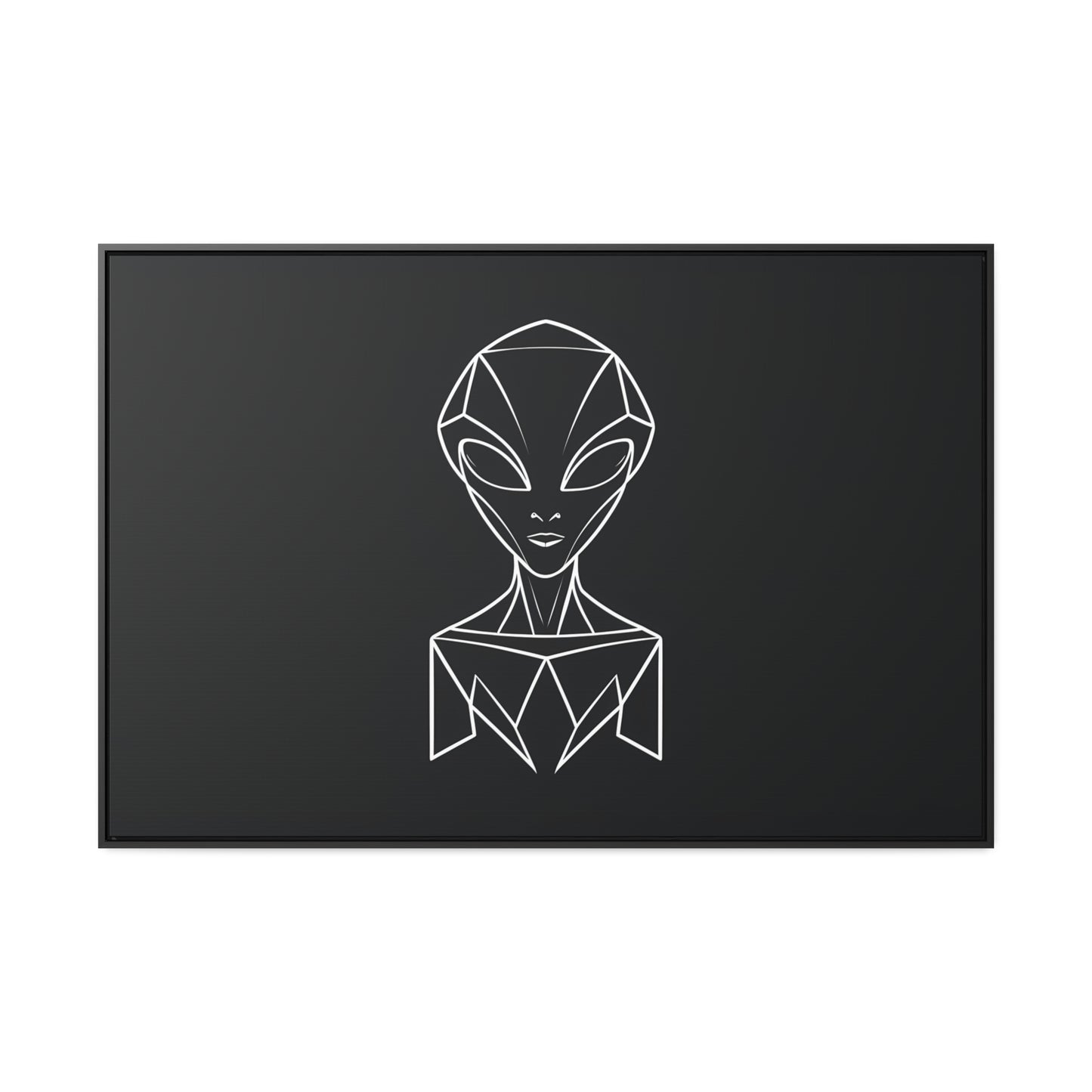 Alien Geometry - Gallery Canvas Wraps, Horizontal Frame