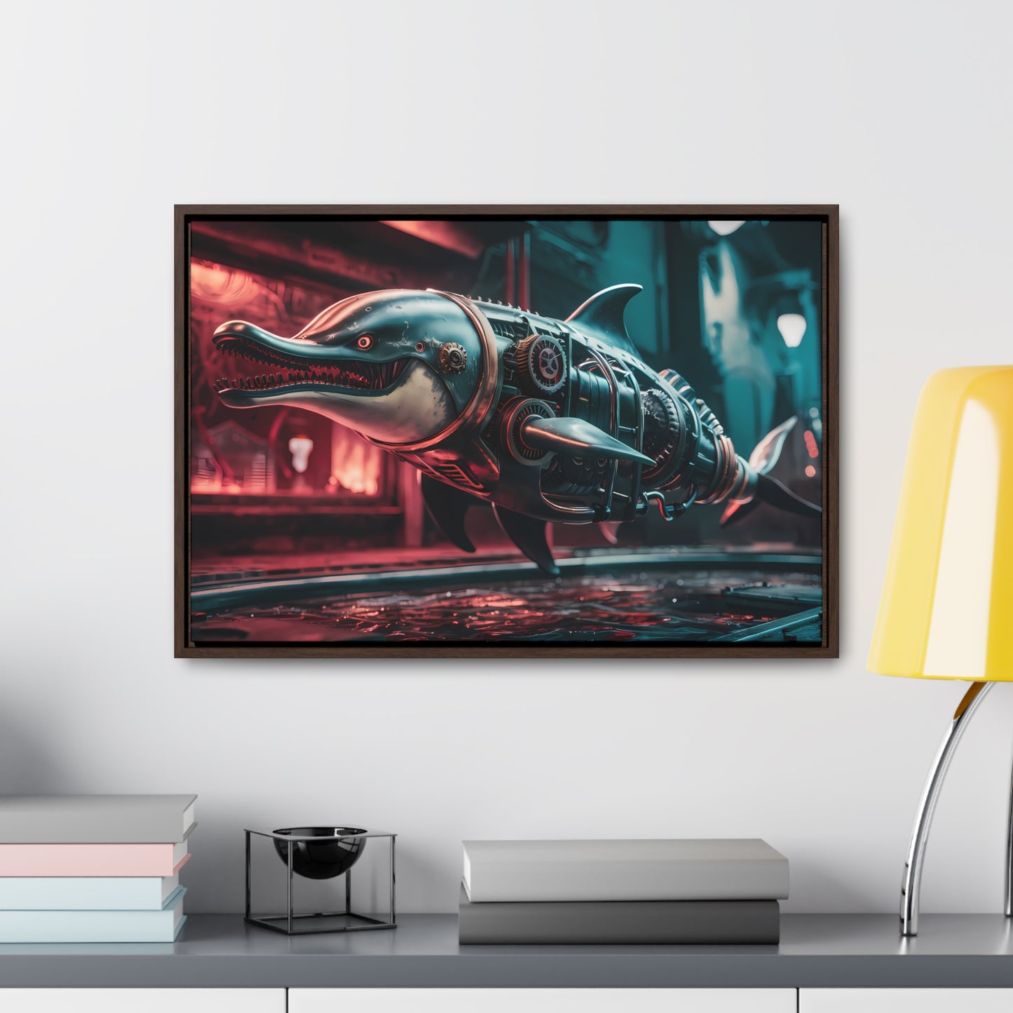 Mechanical Apex Predator - Gallery Canvas Wraps, Horizontal Frame