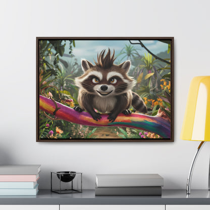 Jungle Mischief - Gallery Canvas Wraps, Horizontal Frame