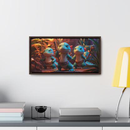 Guardians of the Jungle Tribe - Gallery Canvas Wraps, Horizontal Frame