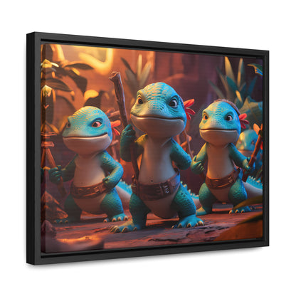 Guardians of the Jungle Tribe - Gallery Canvas Wraps, Horizontal Frame