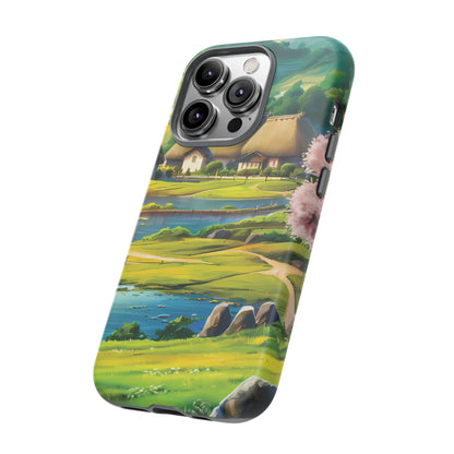 Idyllic Anime Village - Smartphone Tough Cases