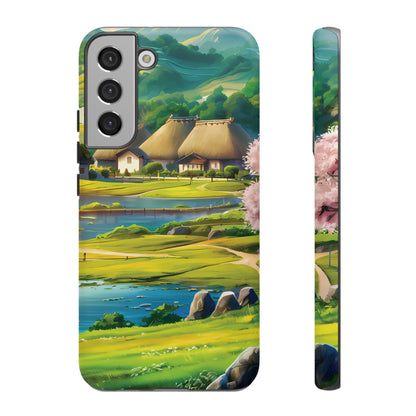 Idyllic Anime Village - Smartphone Tough Cases