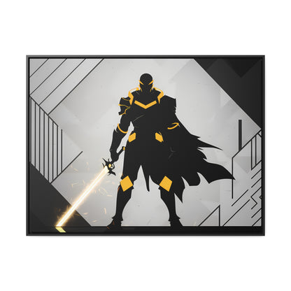 The Sentinel of Shadows - Gallery Canvas Wraps, Horizontal Frame