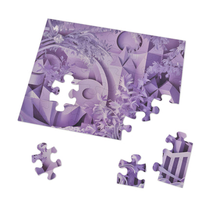 Serenity in Lavender Geometrics - Jigsaw Puzzle (30, 110, 252, 500,1000-Piece)