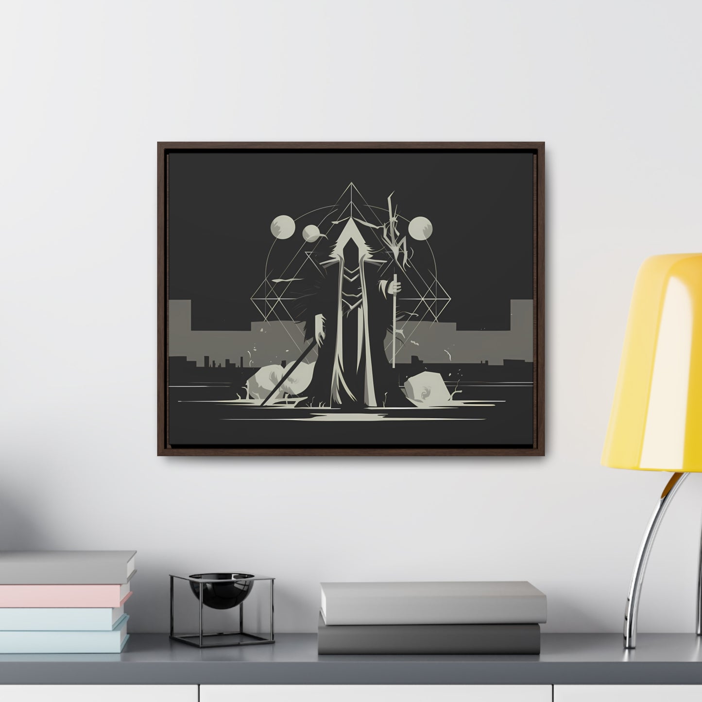 The Arcane Guardian of the Shadows - Gallery Canvas Wraps, Horizontal Frame