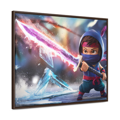 Blade of the Frozen Shadow - Gallery Canvas Wraps, Horizontal Frame