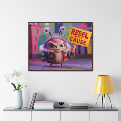 Rebel with a Cause - Gallery Canvas Wraps, Horizontal Frame