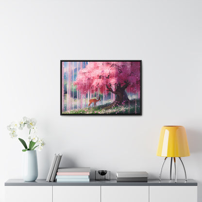 Beneath the Blossoming Canopy - Gallery Canvas Wraps, Horizontal Frame