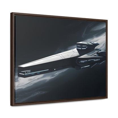 Starship of the Void - Gallery Canvas Wraps, Horizontal Frame