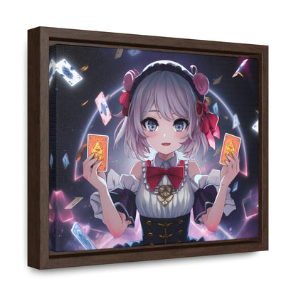 "Arcane Card Mastery" - Gallery Canvas Wraps, Horizontal Frame