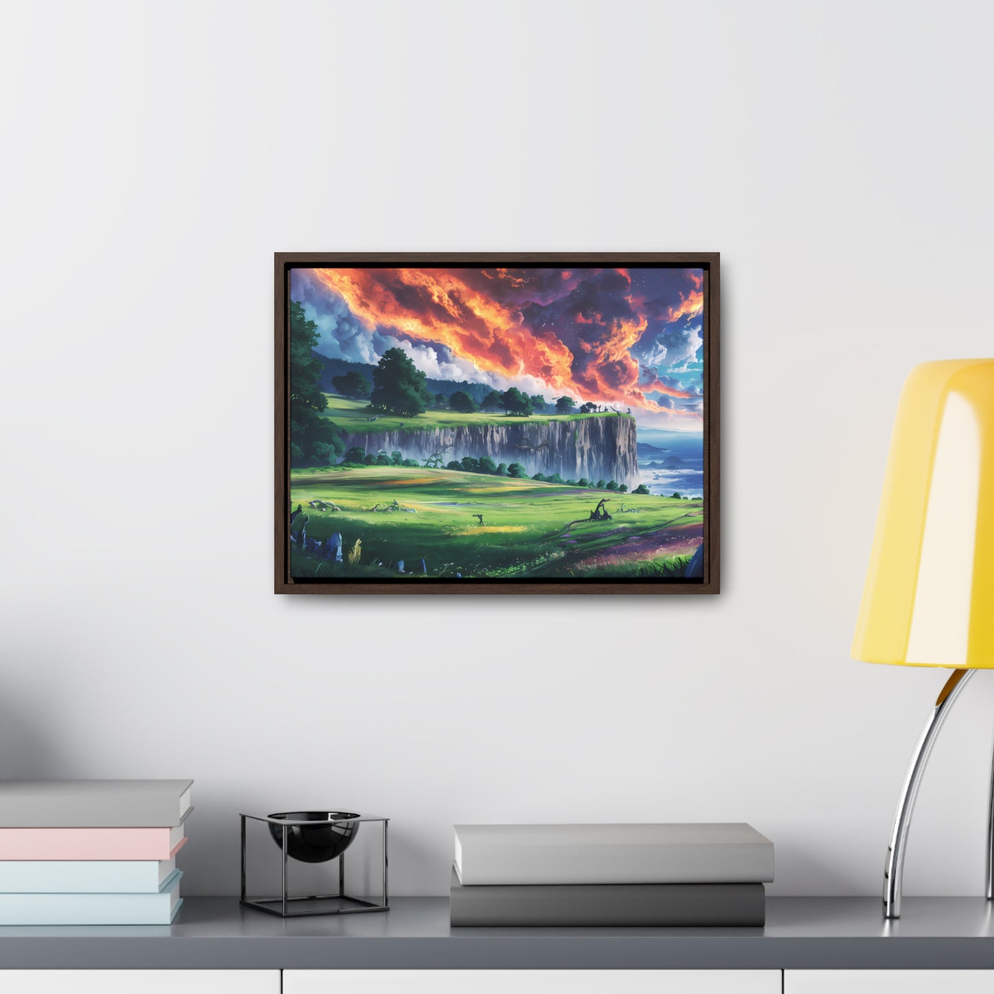 Edge of the Burning Sky - Gallery Canvas Wraps, Horizontal Frame