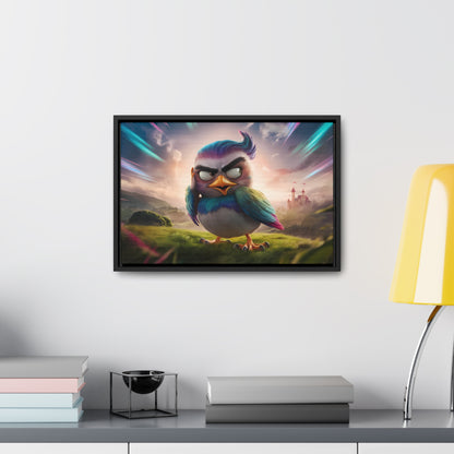 Feathered Fury: The Guardian of the Sky - Gallery Canvas Wraps, Horizontal Frame