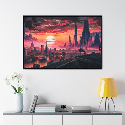 City of the Last Dawn - Gallery Canvas Wraps, Horizontal Frame