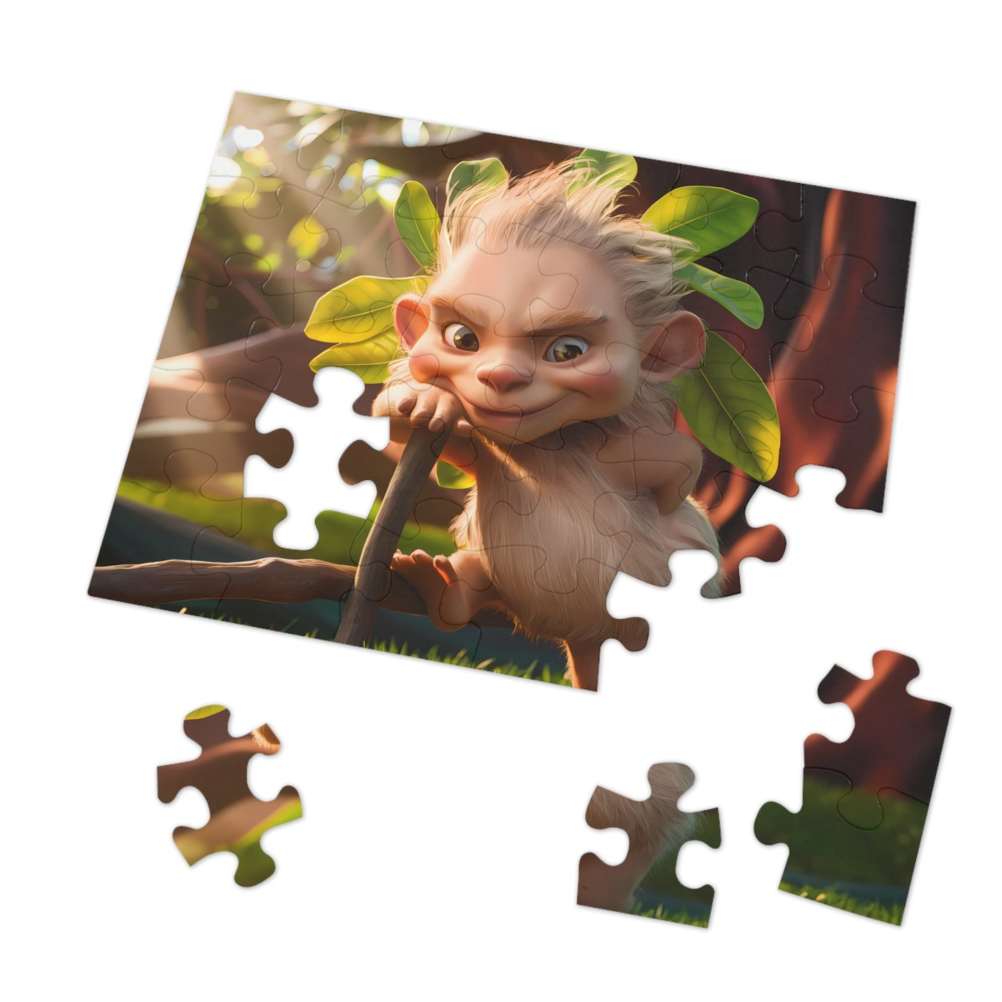 Forest Sprite Mischief - Jigsaw Puzzle (30, 110, 252, 500,1000-Piece)