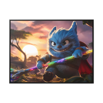 Guardian of the Enchanted Forest - Gallery Canvas Wraps, Horizontal Frame