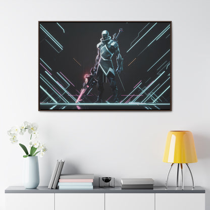 Cybernetic Vanguard - Gallery Canvas Wraps, Horizontal Frame