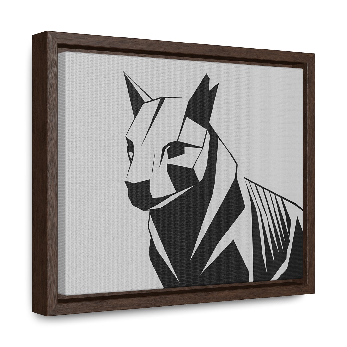 Geometric Guardian - Gallery Canvas Wraps, Horizontal Frame