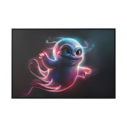 Neon Ghostling - Gallery Canvas Wraps, Horizontal Frame