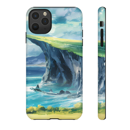 Anime Cliff by the Sea - Smartphone Tough Cases