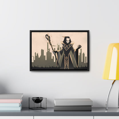 Shadow Sovereign of the Forsaken City - Gallery Canvas Wraps, Horizontal Frame