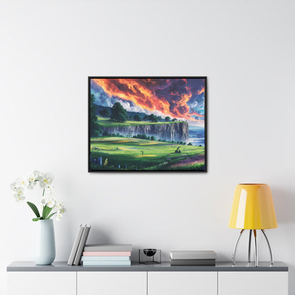 Edge of the Burning Sky - Gallery Canvas Wraps, Horizontal Frame