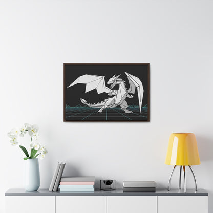 Cyber Dragon Unleashed - Gallery Canvas Wraps, Horizontal Frame