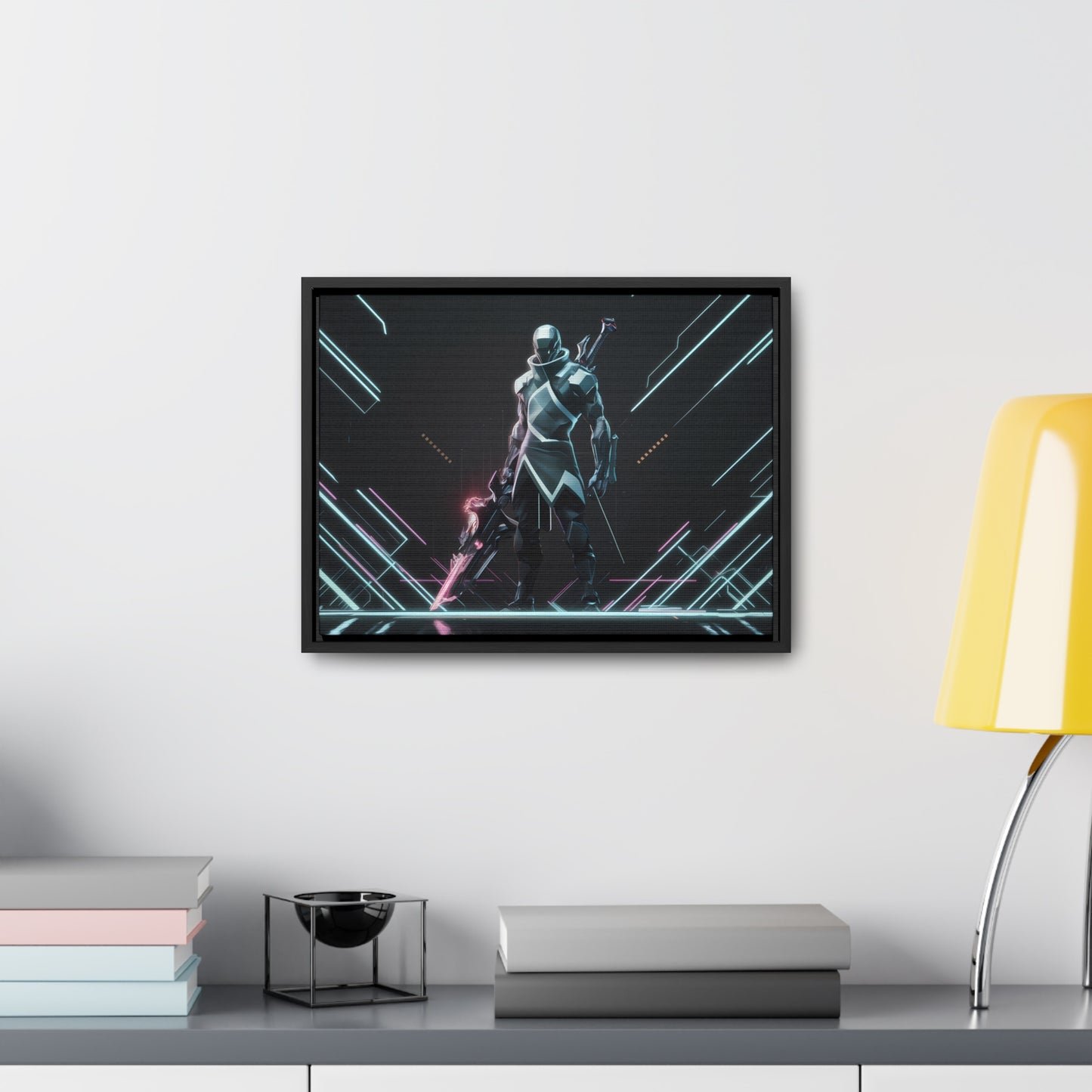 Cybernetic Vanguard - Gallery Canvas Wraps, Horizontal Frame