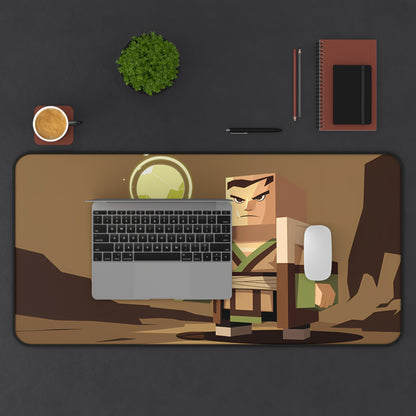 Blockhead Earth Mage - Desk Mat