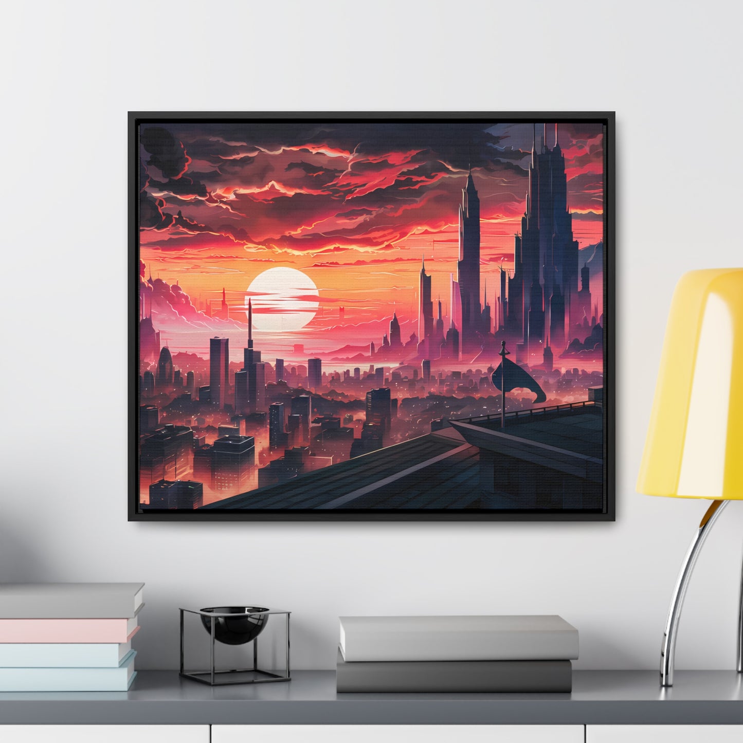 City of the Last Dawn - Gallery Canvas Wraps, Horizontal Frame