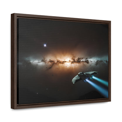 Voyage Through the Cosmic Abyss - Gallery Canvas Wraps, Horizontal Frame