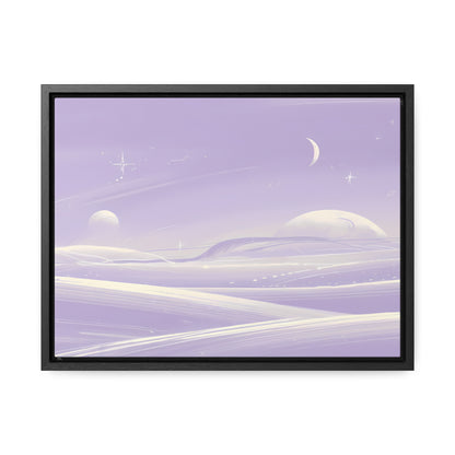 Ethereal Moonscape - Gallery Canvas Wraps, Horizontal Frame