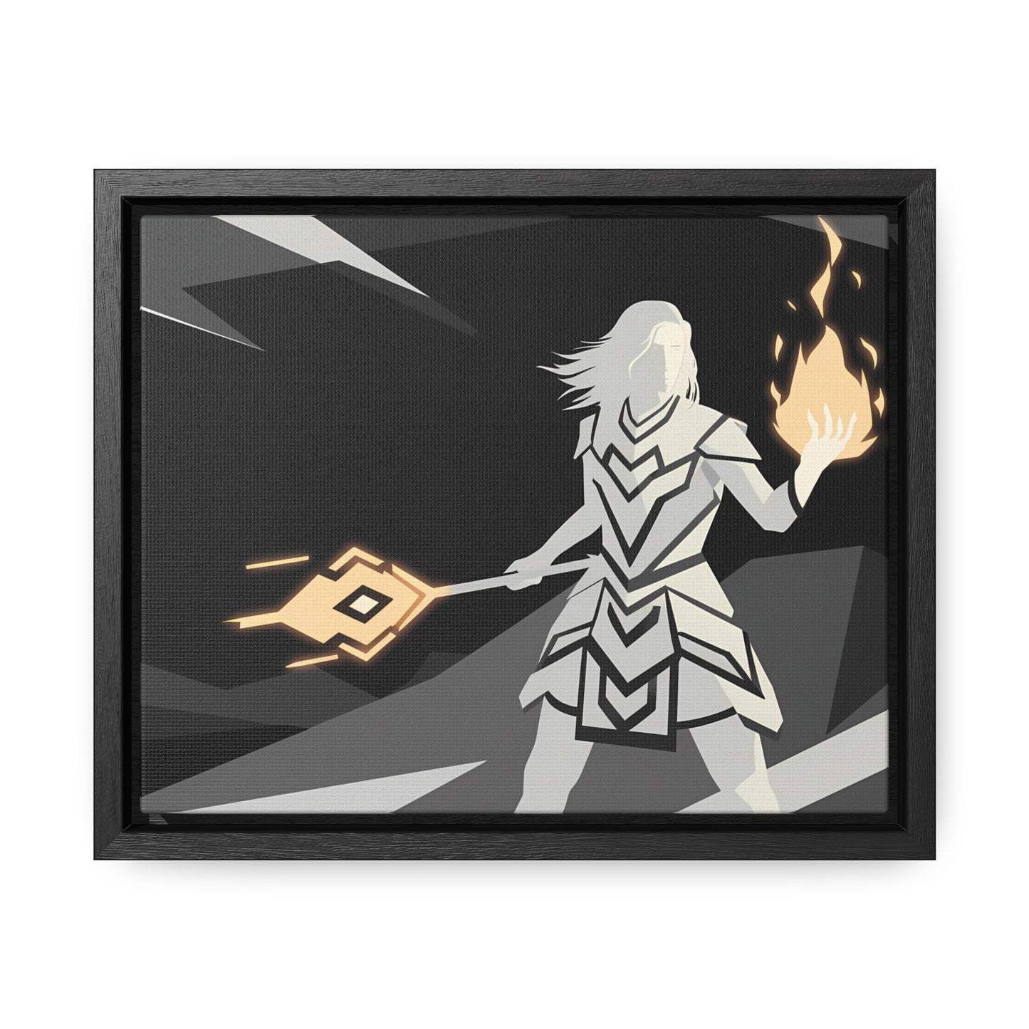 Ethereal Flamebearer - Gallery Canvas Wraps, Horizontal Frame