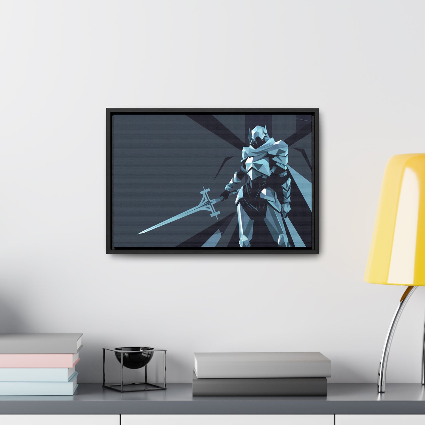 Knight of the Shattered Realm - Gallery Canvas Wraps, Horizontal Frame