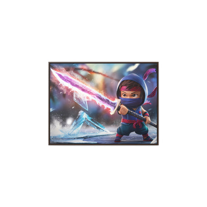 Blade of the Frozen Shadow - Gallery Canvas Wraps, Horizontal Frame