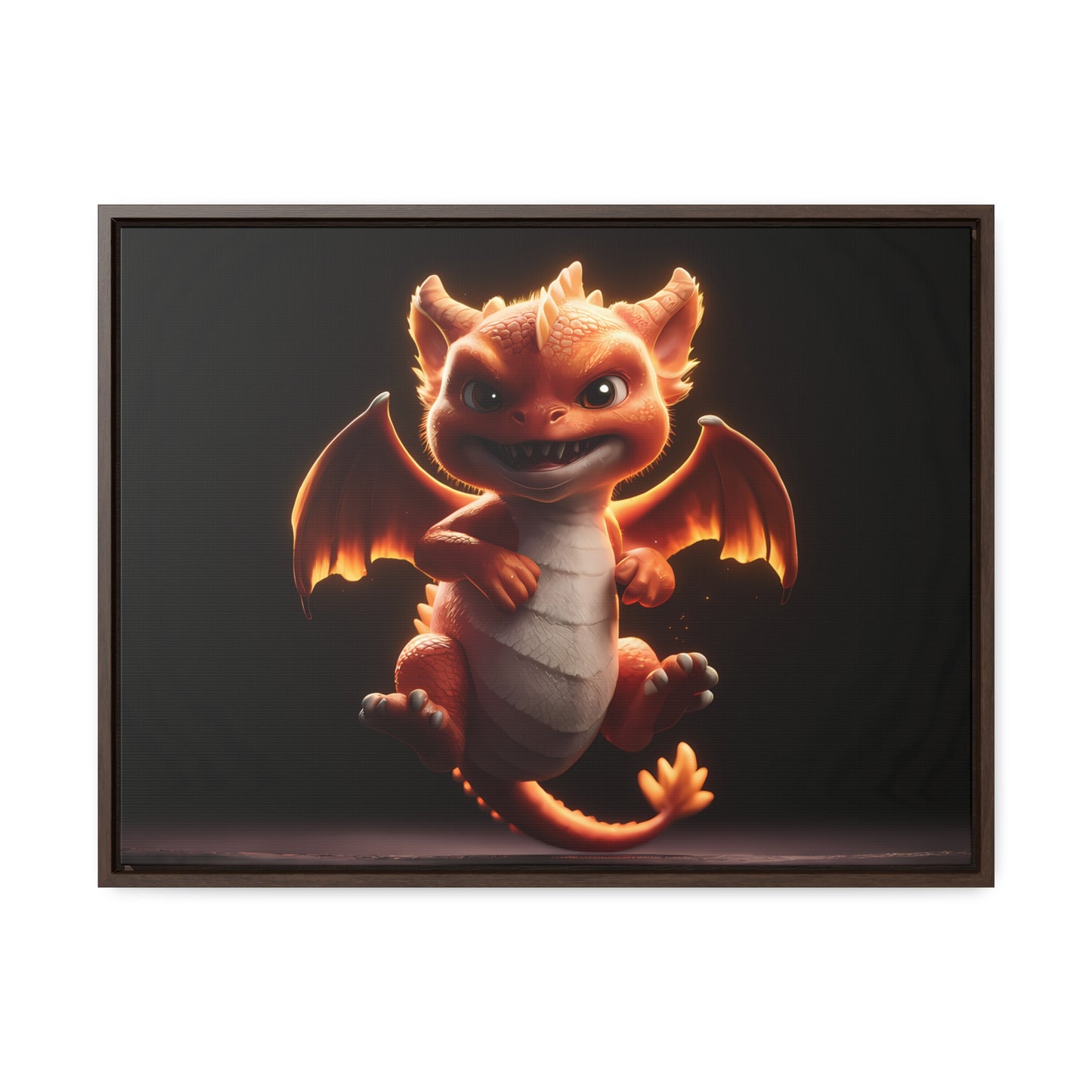 Fiery Mischief - Gallery Canvas Wraps, Horizontal Frame